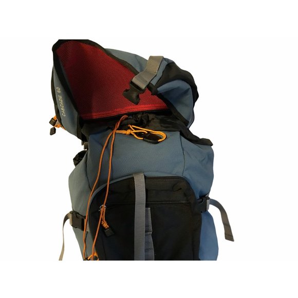 JANSPORT CASCADE 60 Liter Backpack, Blue Gray, Hiking, Camping